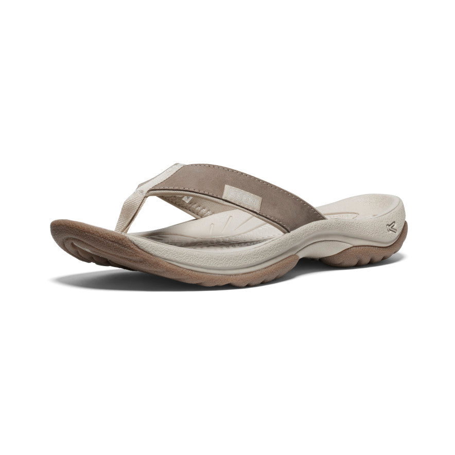 keen-kona-leder-flip-flop-f-r-damen-brindle-silver-birch image 3