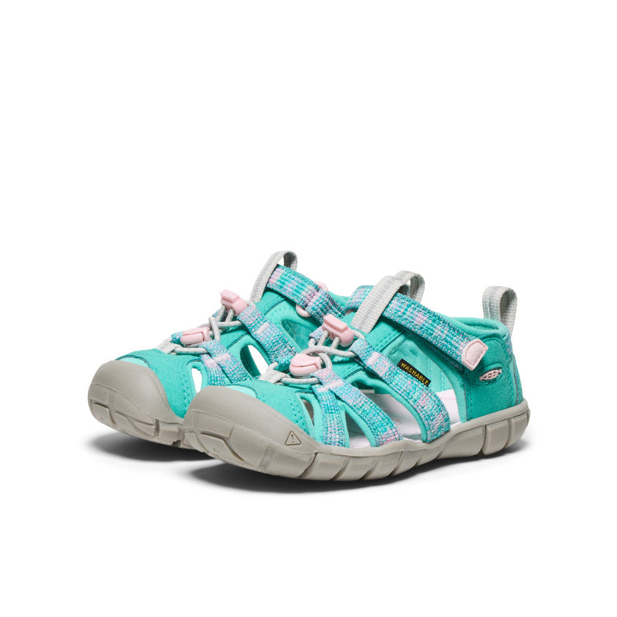 keen-seacamp-ii-cnx-sandale-kleine-kids-bright-aqua-giggle-pink image 2
