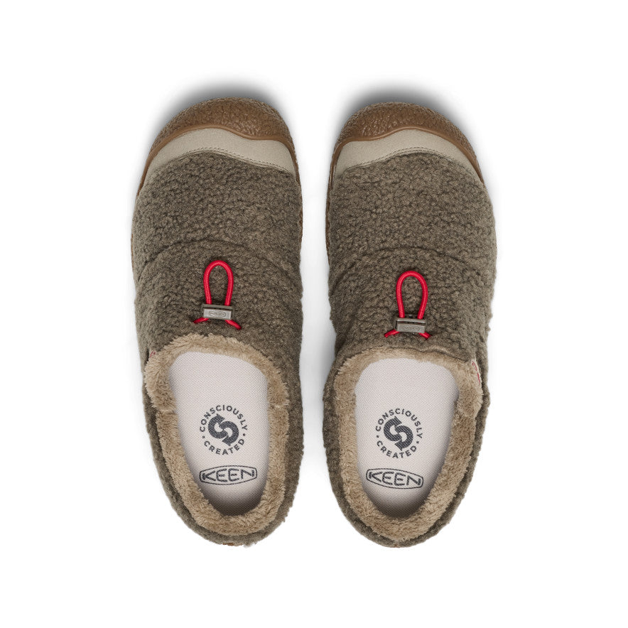 keen-howser-iii-slide-f-r-damen-brindle-brindle-sherpa-fleece image 4