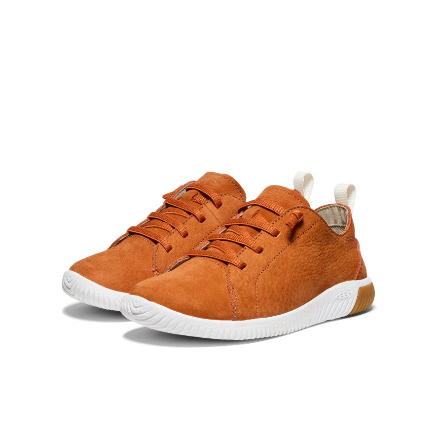keen-knx-leder-sneaker-f-r-gro-e-kids-gold-flame-star-white image 2