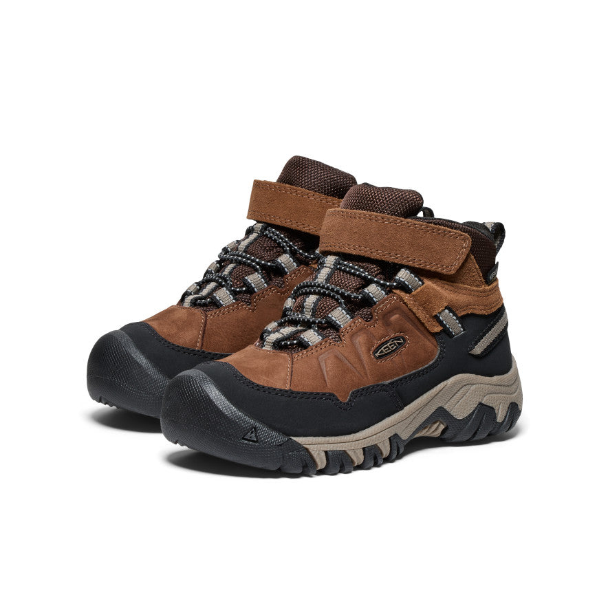 keen-targhee-iv-wasserdichte-wanderstiefel-little-kids-bison-brindle image 2