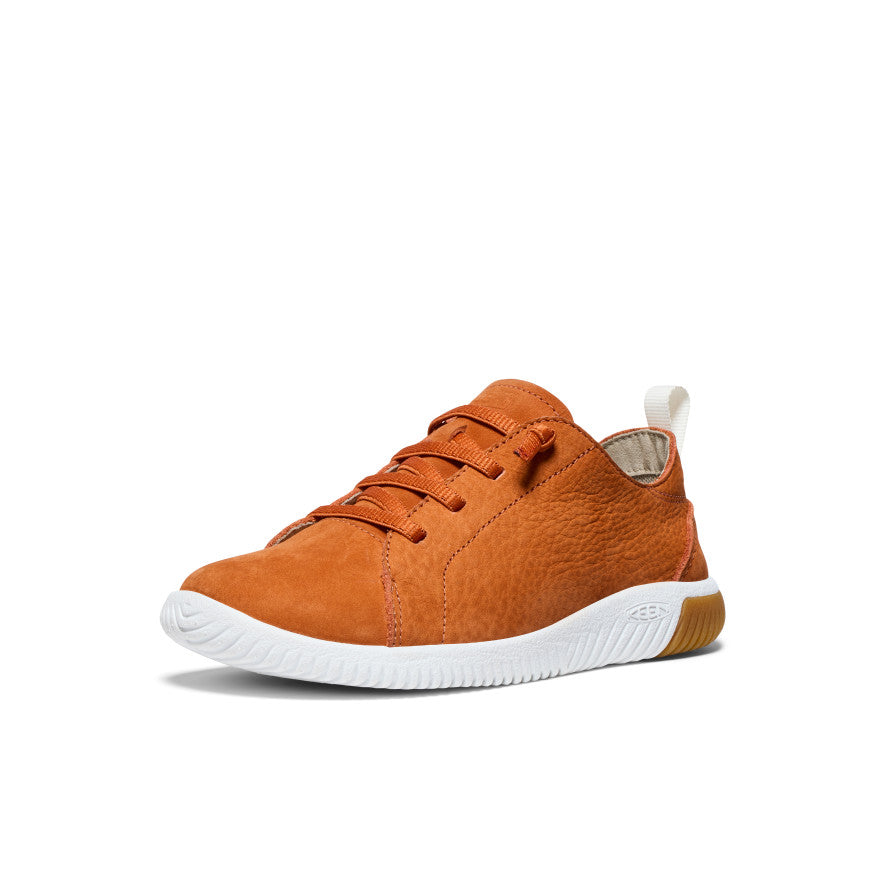 keen-knx-leder-sneaker-f-r-gro-e-kids-gold-flame-star-white image 3