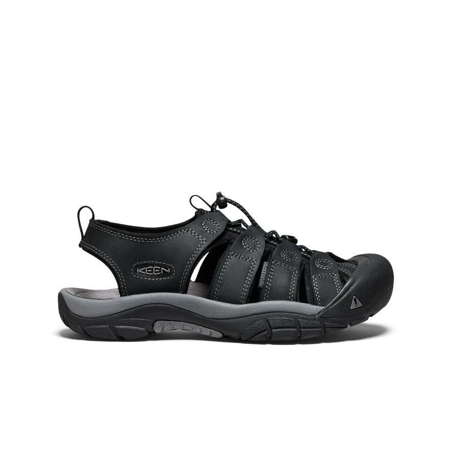 keen-newport-herren-leder-hybrid-sandale-black-steel-grey image 1