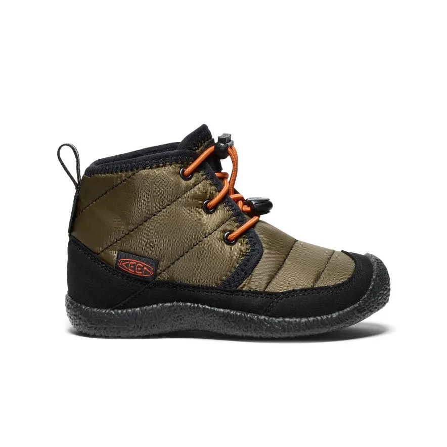 keen-howser-ii-wasserdicht-chukka-f-r-kleine-kids-dark-olive-gold-flame image 1