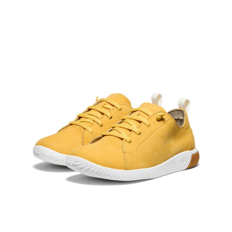 keen-knx-leder-sneaker-f-r-gro-e-kids-daffodil-star-white image 2