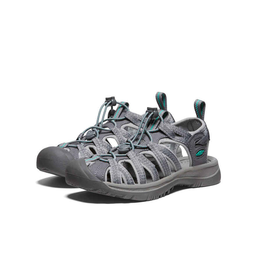keen-whisper-trekking-sandale-f-r-damen-medium-grey-peacock-green image 2