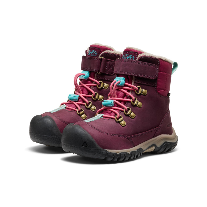 keen-kanibou-wasserdichte-winterstiefel-f-r-kleine-kids-fig-pink-lemonade image 2