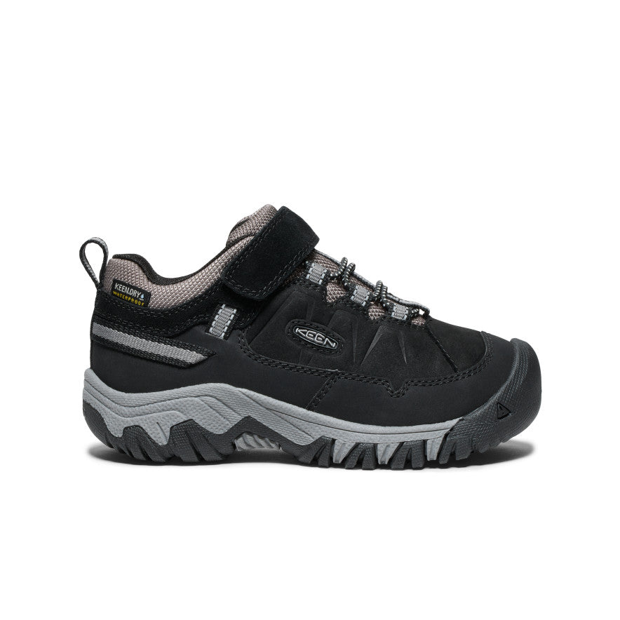 keen-targhee-iv-wasserdichte-wanderschuhe-kleine-kids-black-steel-grey image 1