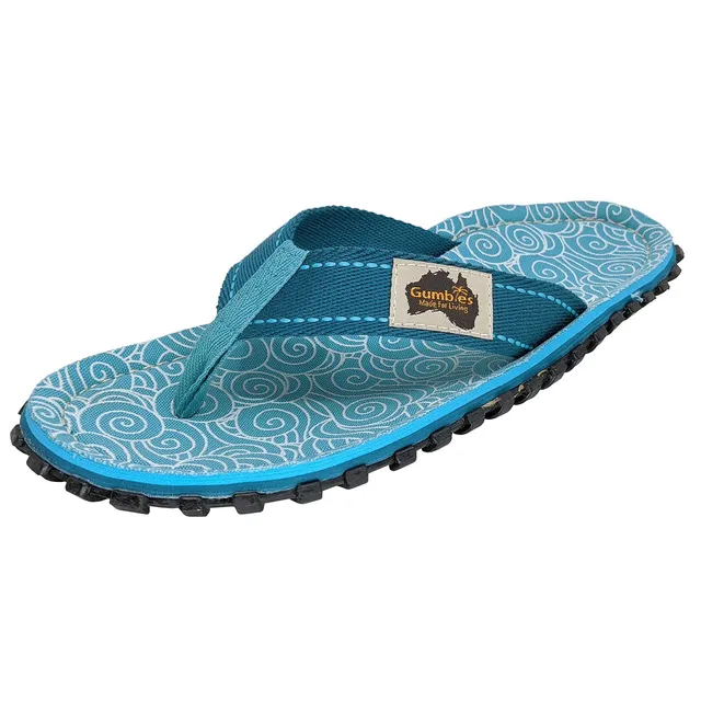 gumbies-zehentrenner-original-turquoise-swirls-gr-40 image 1
