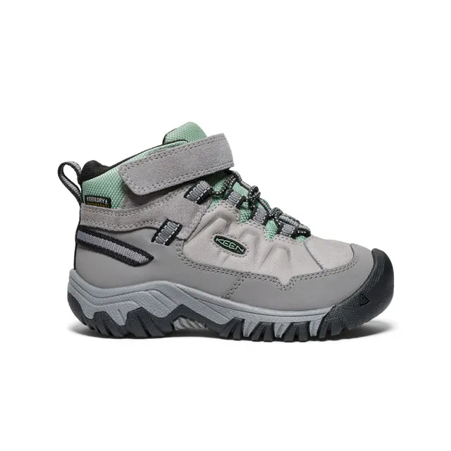 keen-targhee-iv-wasserdichte-wanderstiefel-little-kids-alloy-granite-green image 1