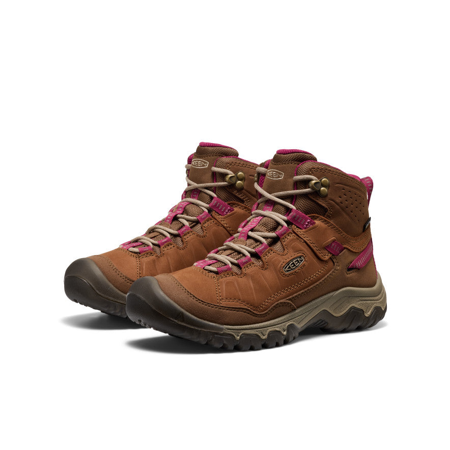 keen-targhee-iv-wasserdichte-wanderstiefel-f-r-damen-bison-beaujolais image 2