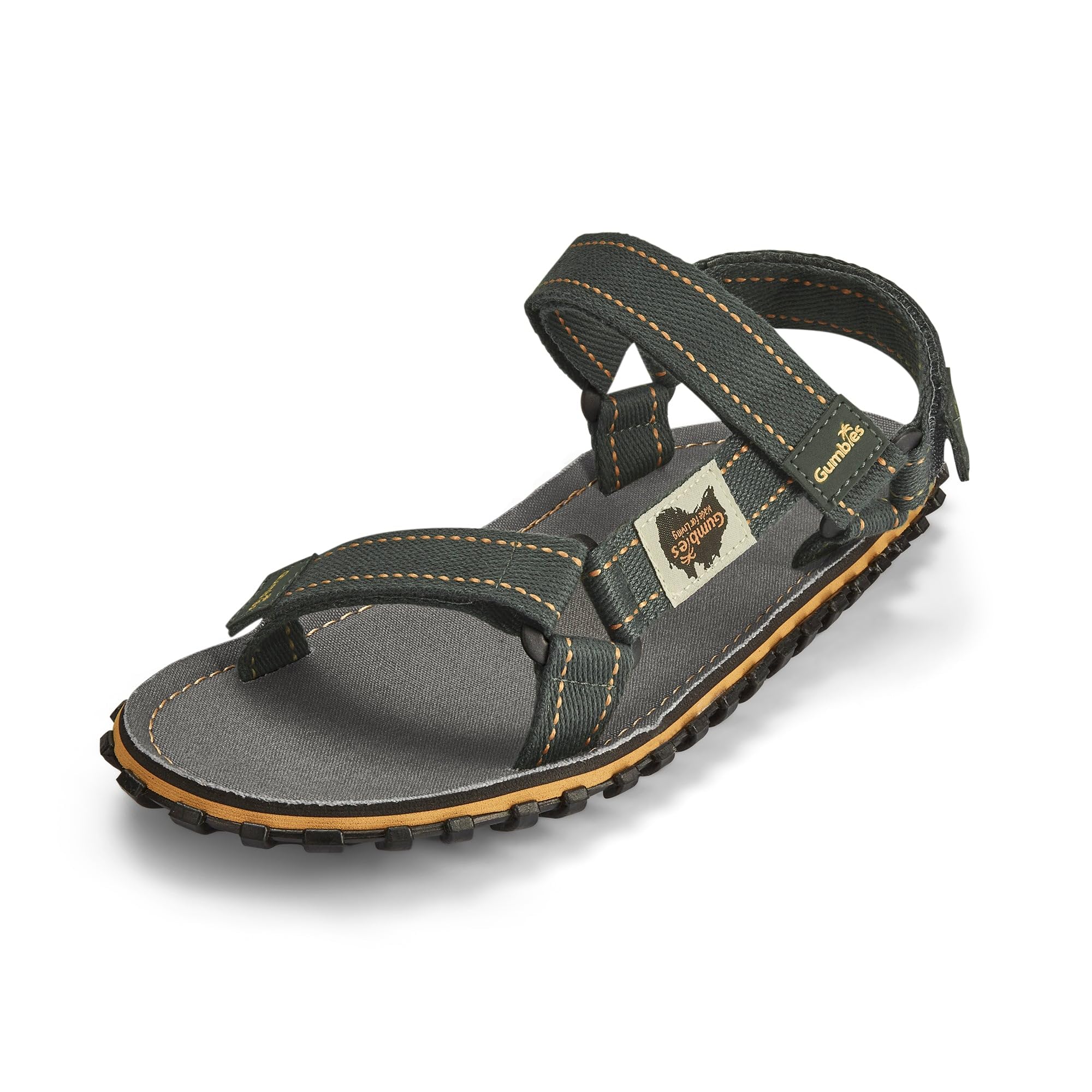 gumbies-tracker-trekkingsandale-mit-reifen-sohle-und-canvas-fu-bett image 7