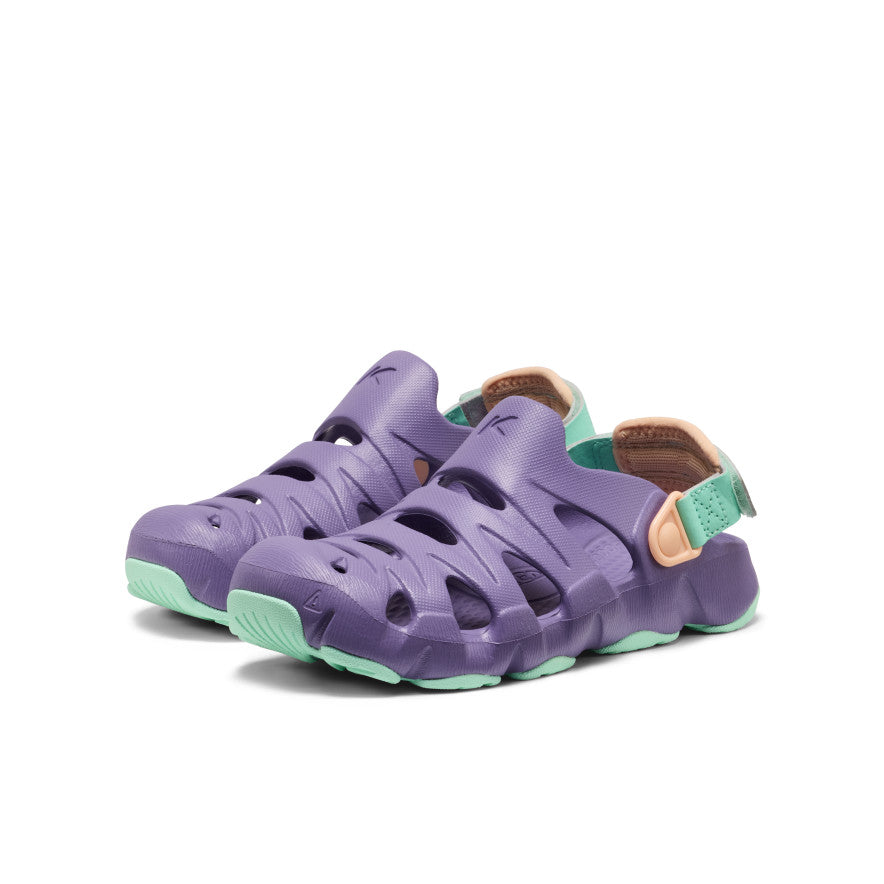 keen-hyperflt-clog-f-r-gro-e-kids-purple-haze-peach-fuzz image 2
