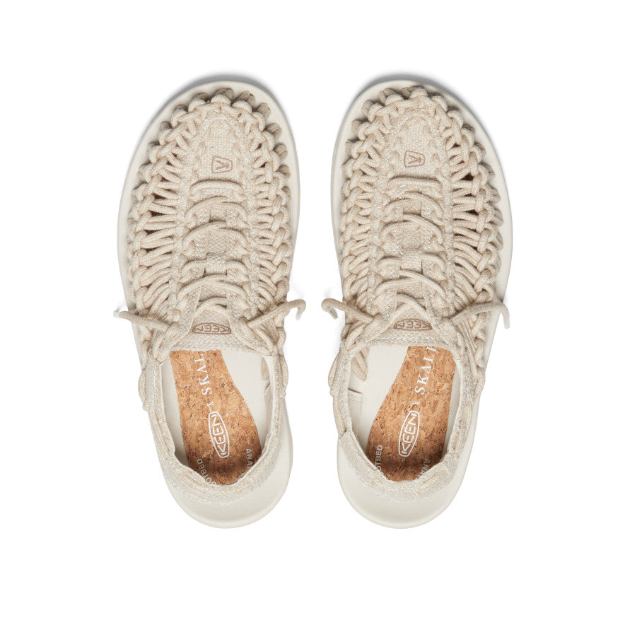 keen-uneek-canvas-x-skall-studio-sneaker-sandale-damen-natural-birch image 4