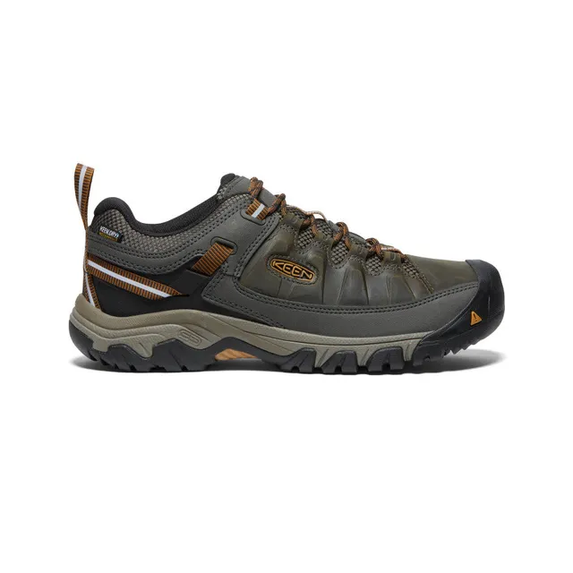 keen-targhee-iii-wasserdichter-wanderschuh-f-r-herren-black-olive-golden-brown image 1