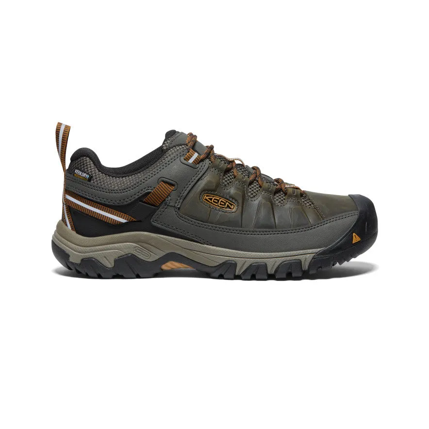 keen-targhee-iii-wasserdichter-wanderschuh-f-r-herren-black-olive-golden-brown image 1