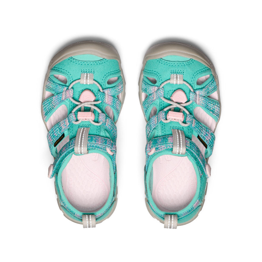 keen-seacamp-ii-cnx-sandale-kleine-kids-bright-aqua-giggle-pink image 4
