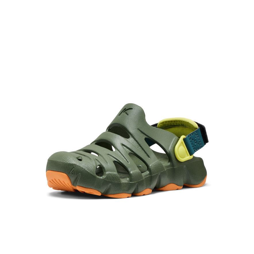 keen-hyperflt-clog-f-r-kleine-kids-bronze-green-orange-peel image 3