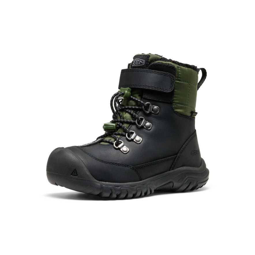 keen-kanibou-wasserdichte-winterstiefel-f-r-kleine-kids-black-bronze-green image 3