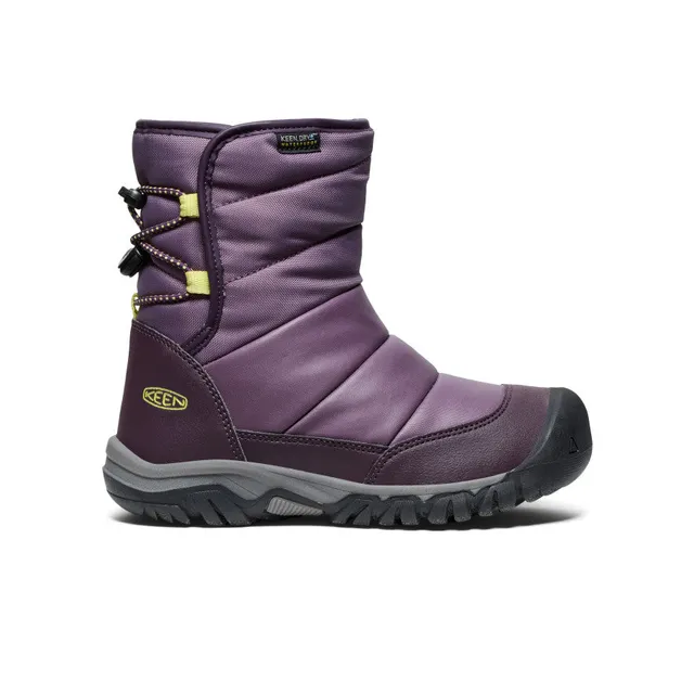 keen-puffrider-wasserdichte-winterstiefel-gro-e-kids-black-plum-daiquiri-green image 1
