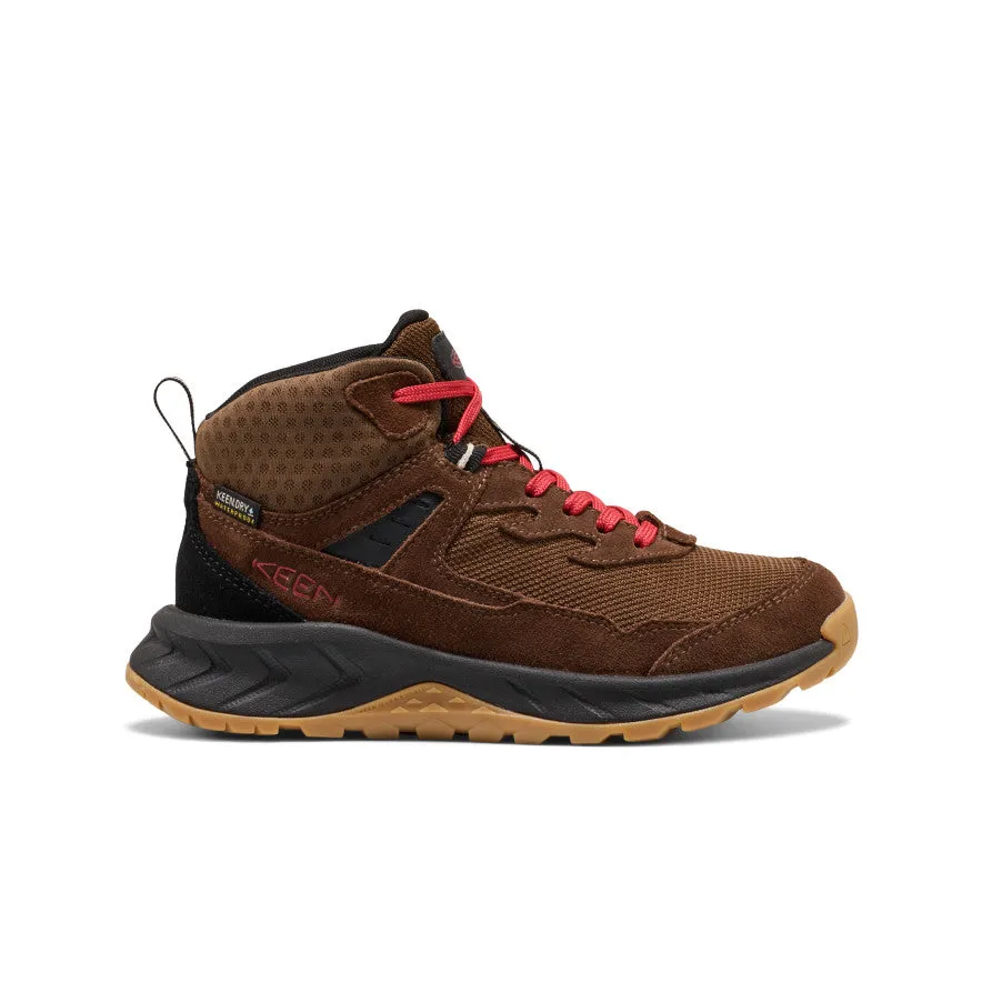 keen-hightrail-wasserdichte-wanderstiefel-f-r-gro-e-kids-dark-earth-garnet image 1