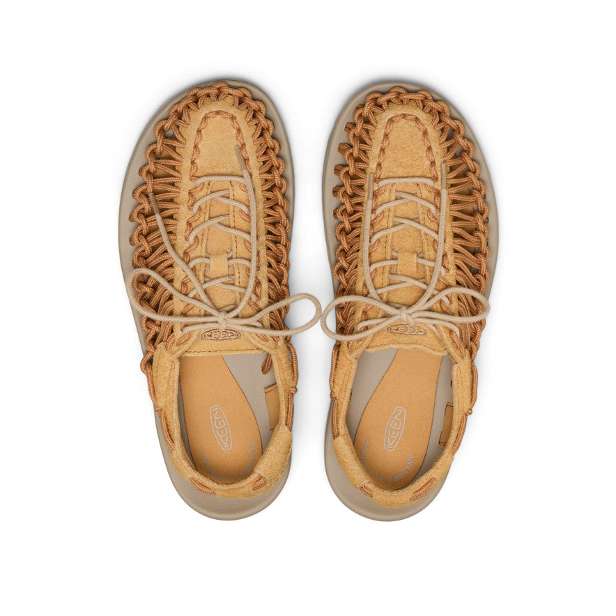 keen-uneek-leder-sneaker-unisex-oak-buff-plaza-taupe image 4