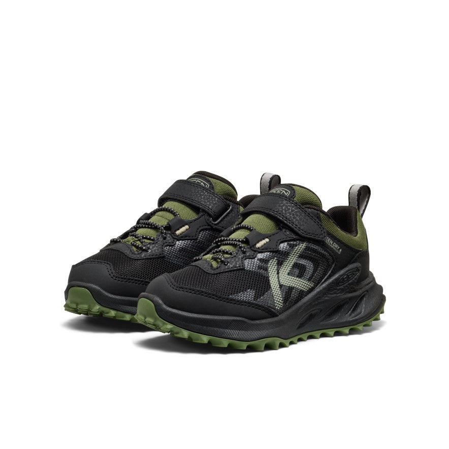 keen-zionic-wasserdichte-wanderschuhe-f-r-kleine-kids-black-bronze-green image 2