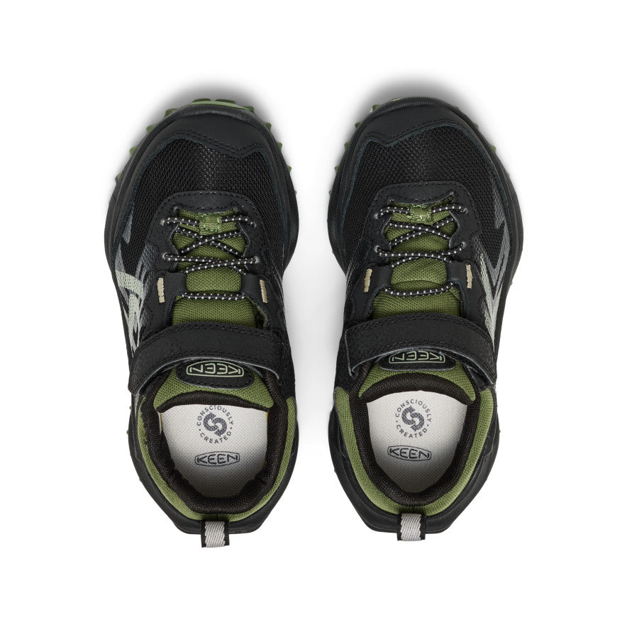 keen-zionic-wasserdichte-wanderschuhe-f-r-kleine-kids-black-bronze-green image 4