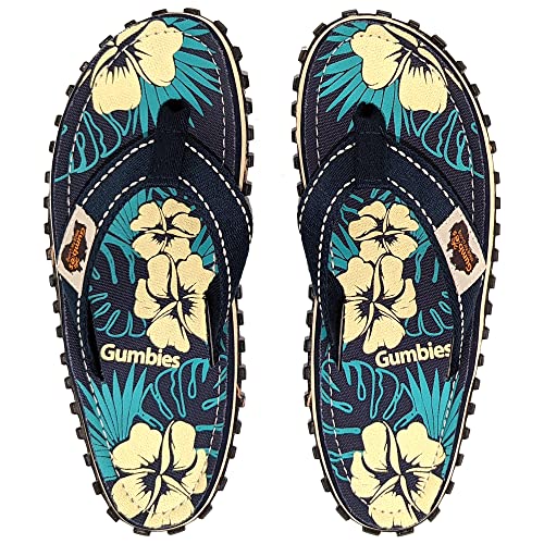gumbies-originals-flip-flops-blue-hibiscus-gr-40 image 7