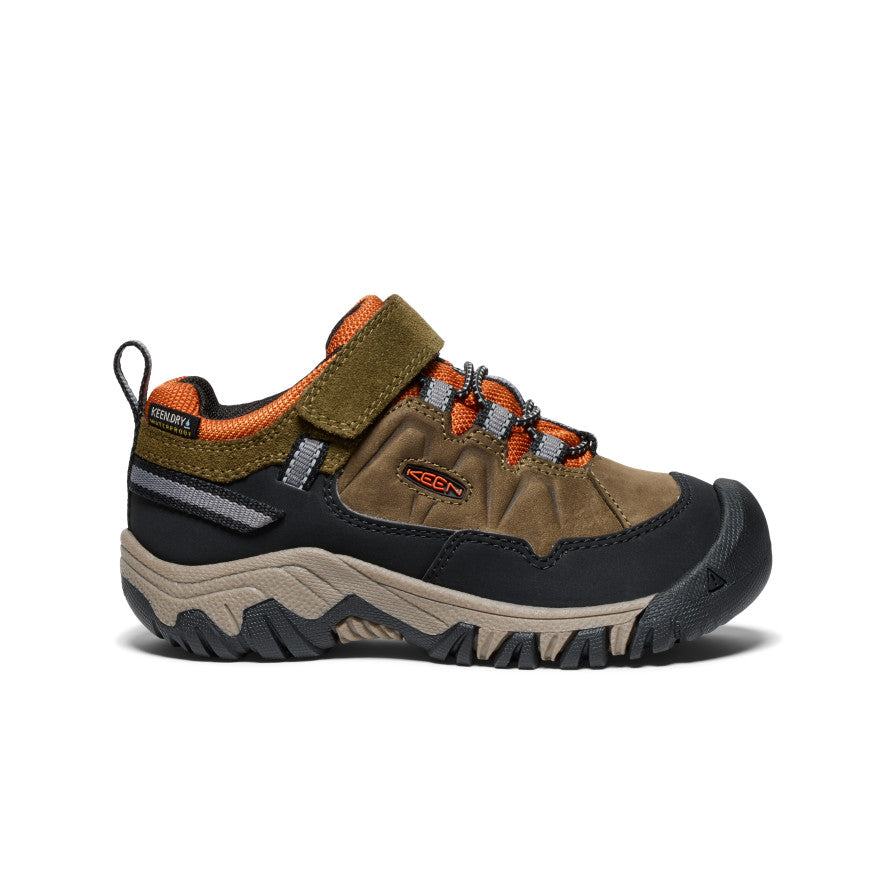 keen-targhee-iv-wanderschuhe-kleine-kids-dark-olive-gold-flame image 1