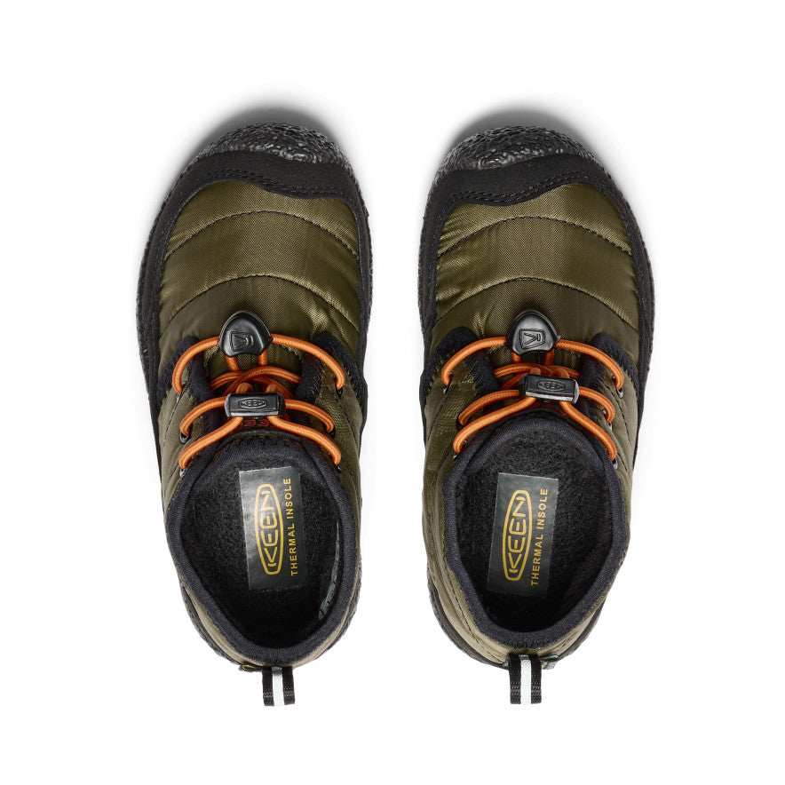 keen-howser-ii-wasserdicht-chukka-f-r-kleine-kids-dark-olive-gold-flame image 4