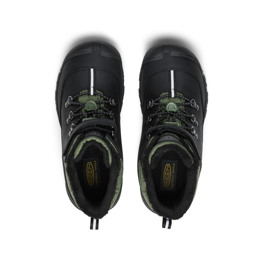 keen-kanibou-wasserdichte-winterstiefel-gro-e-kids-black-bronze-green image 4