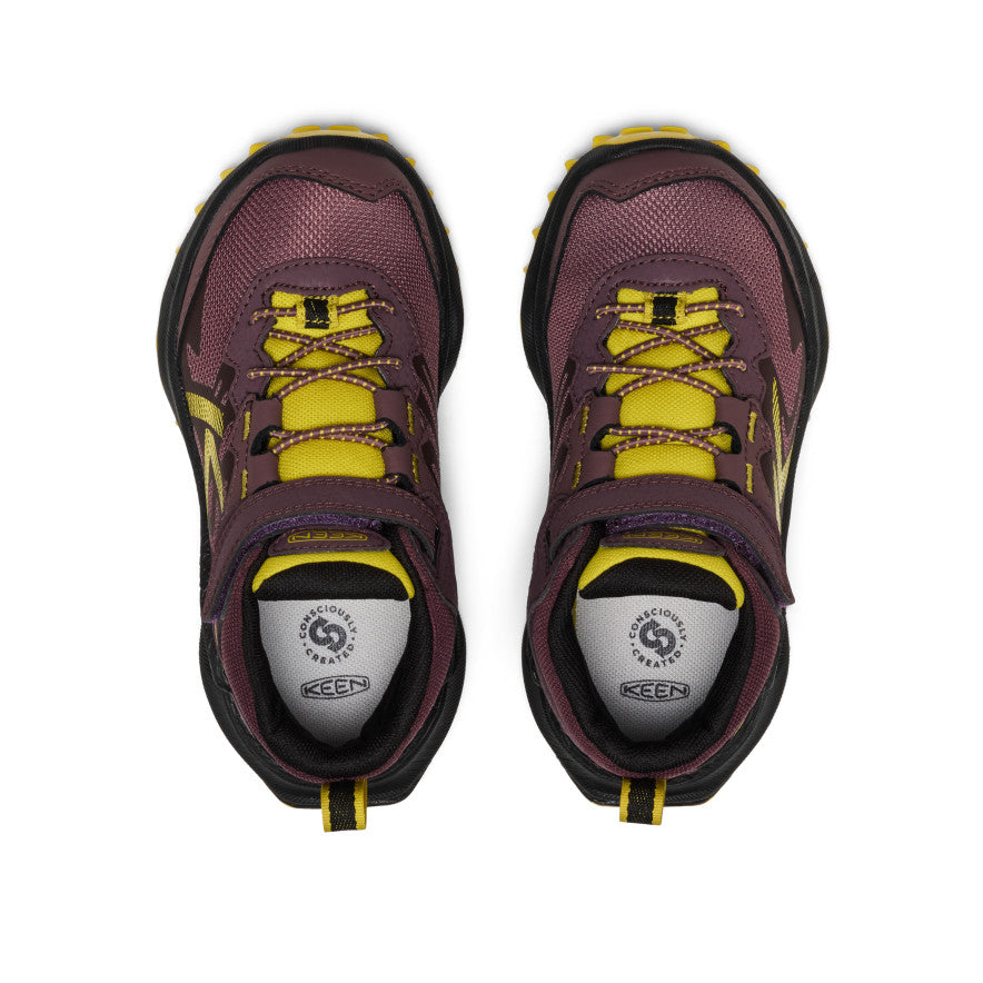 keen-zionic-wasserdichte-wanderstiefel-f-r-kleine-kids-huckleberry-mango-mint image 4