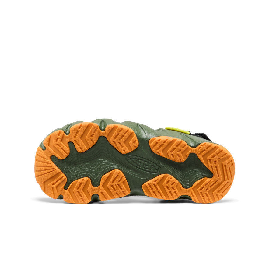 keen-hyperflt-clog-f-r-gro-e-kids-bronze-green-orange-peel image 6