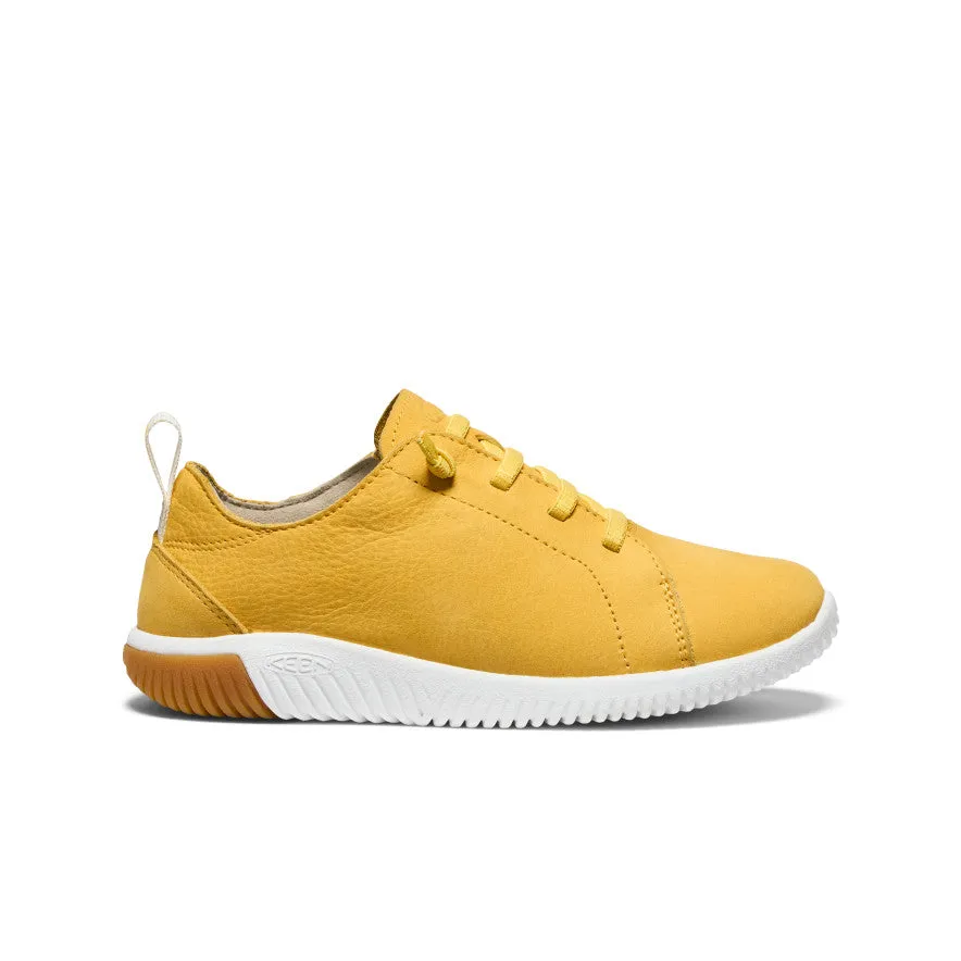 keen-knx-leder-sneaker-f-r-gro-e-kids-daffodil-star-white image 1