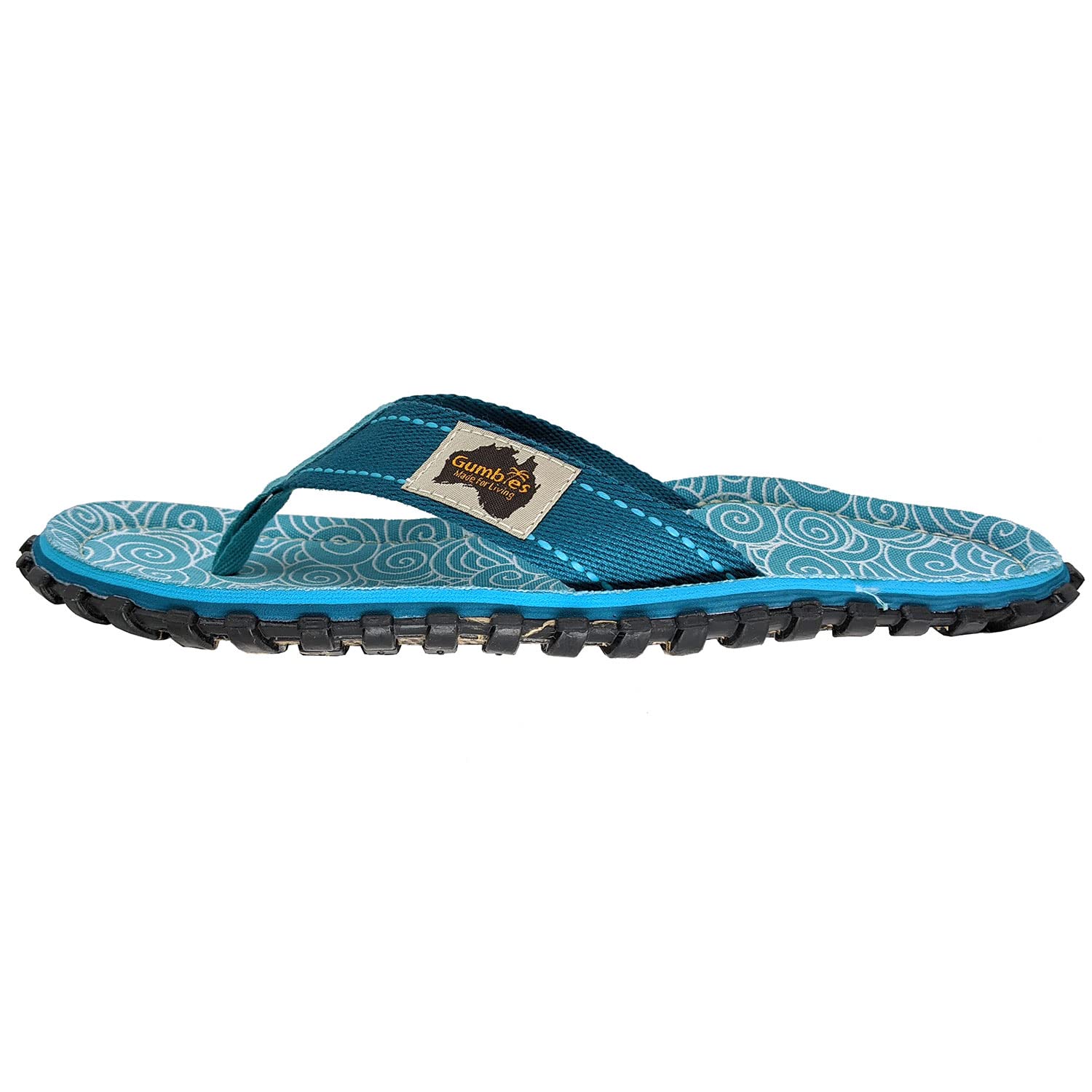 gumbies-zehentrenner-original-turquoise-swirls-gr-40 image 4