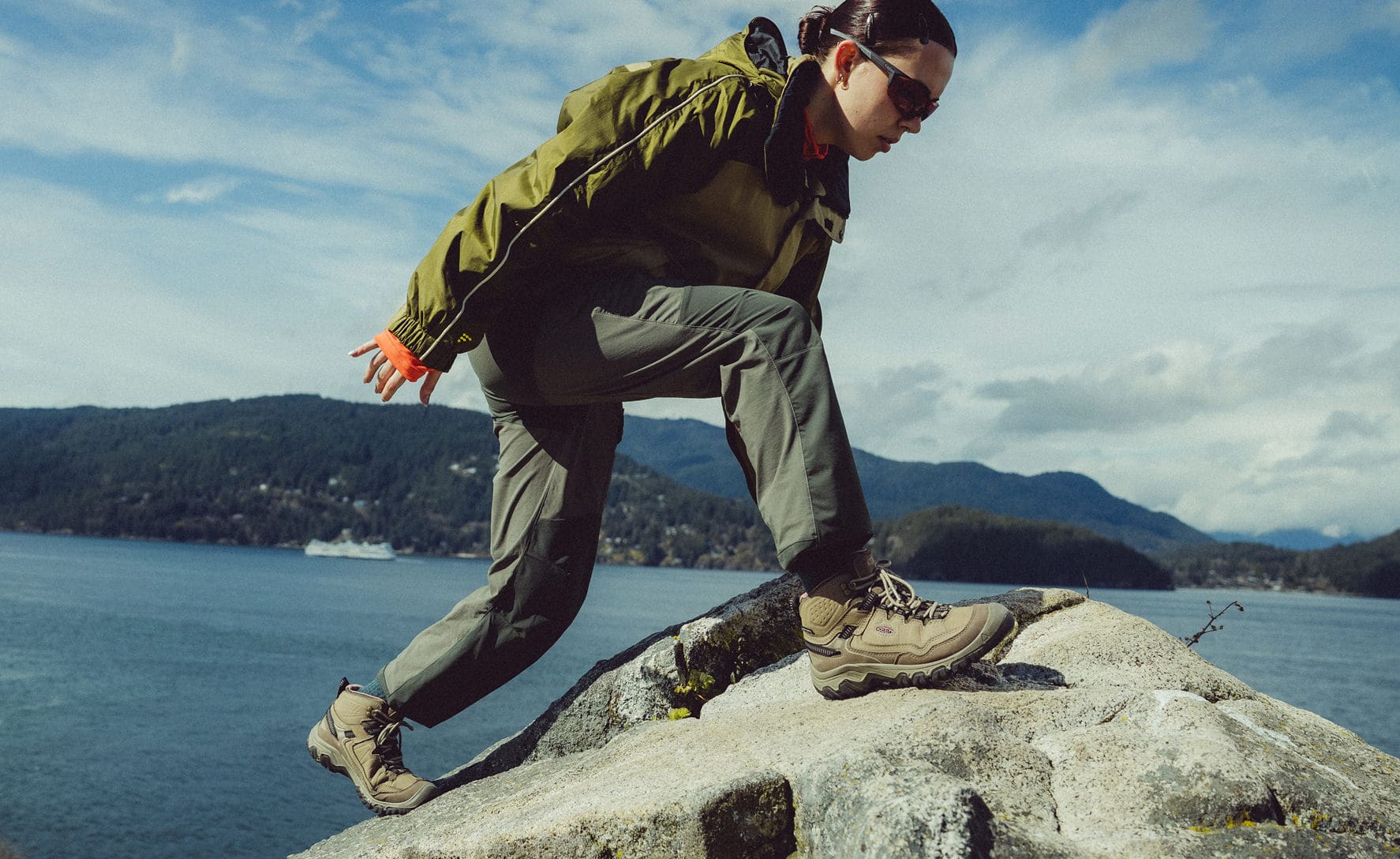 keen-targhee-iv-damen-wasserdichte-wanderstiefel-brindle-nostalgia-rose image 7