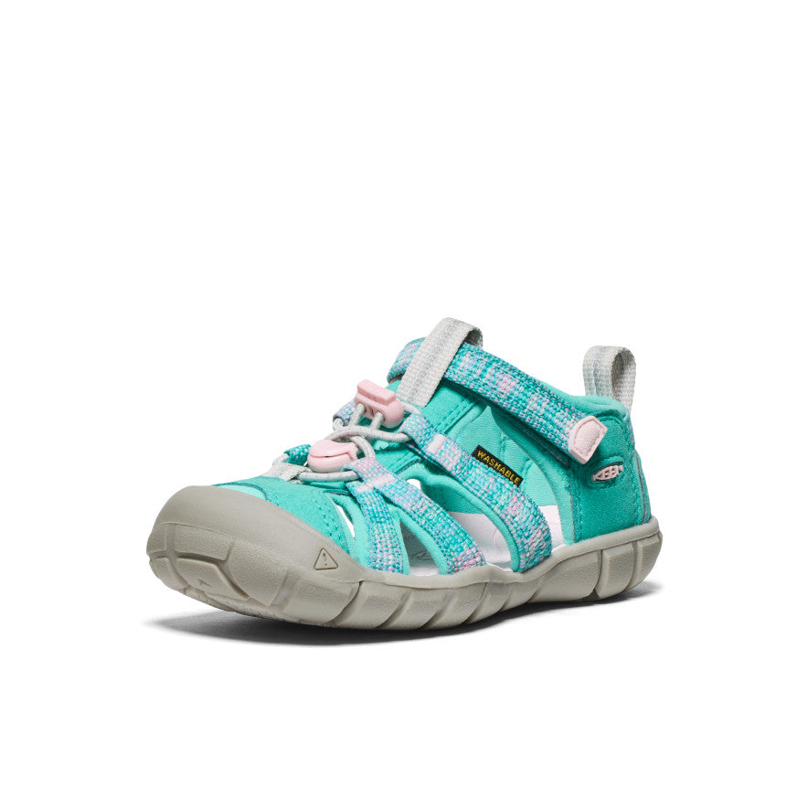 keen-seacamp-ii-cnx-sandale-kleine-kids-bright-aqua-giggle-pink image 3