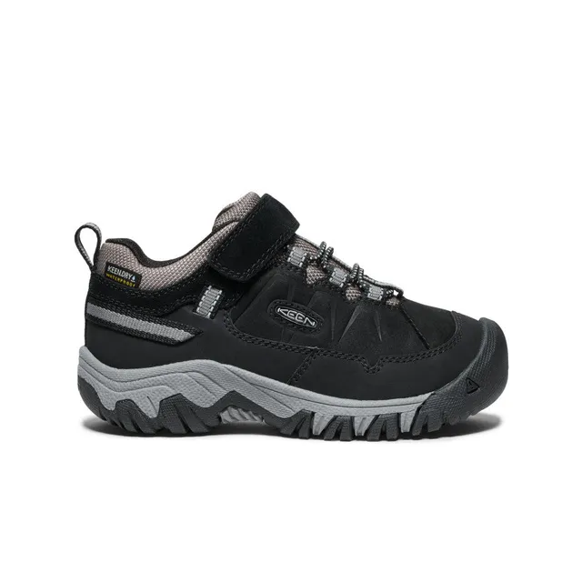 keen-targhee-iv-wasserdichte-wanderschuhe-kleine-kids-black-steel-grey image 1