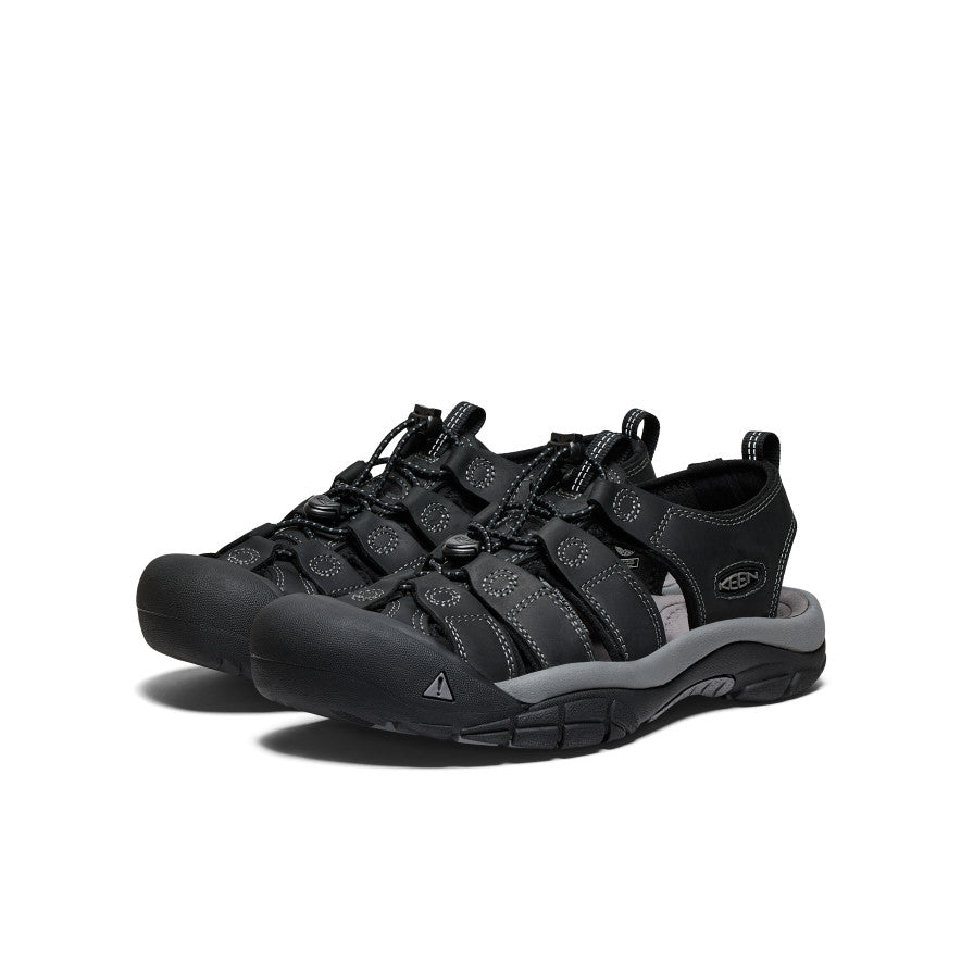 keen-newport-herren-leder-hybrid-sandale-black-steel-grey image 2