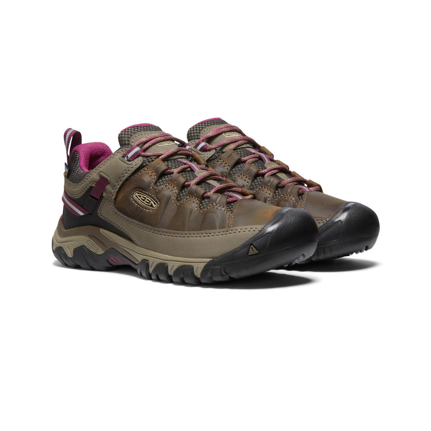 keen-targhee-iii-wanderschuh-damen-wasserdicht-weiss-boysenberry image 2