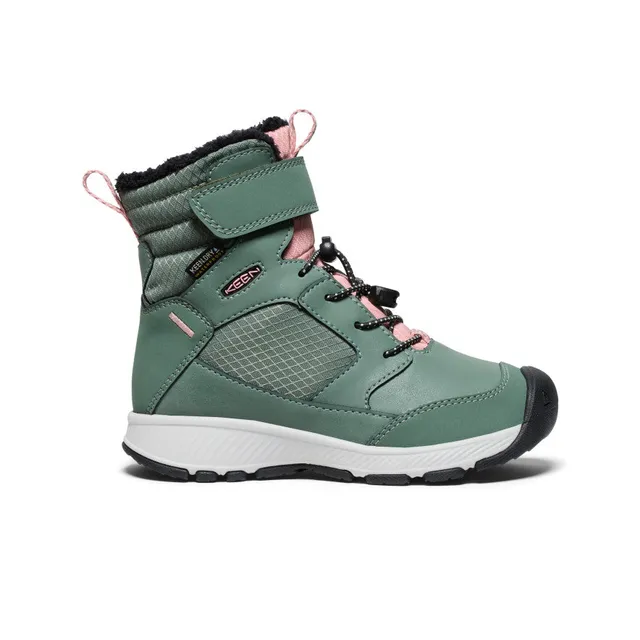 keen-skua-wasserdichte-winterstiefel-f-r-kleine-kids-dark-forest-rose-elegance image 1