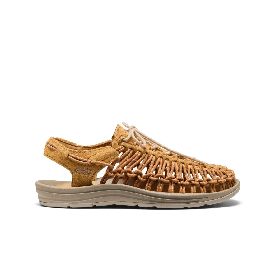 keen-uneek-leder-sneaker-unisex-oak-buff-plaza-taupe image 1