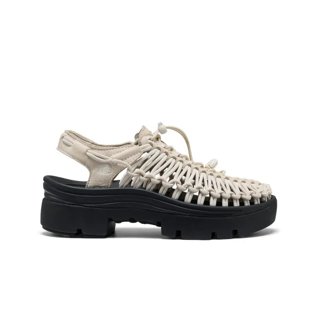 keen-uneek-plt-unisex-plateau-sneaker-birch-smooth-lea image 1