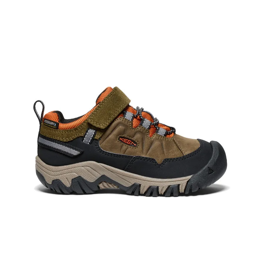 keen-targhee-iv-wanderschuhe-kleine-kids-dark-olive-gold-flame image 1