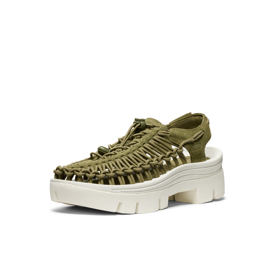keen-uneek-plt-sneaker-unisex-martini-olive-star-white image 3