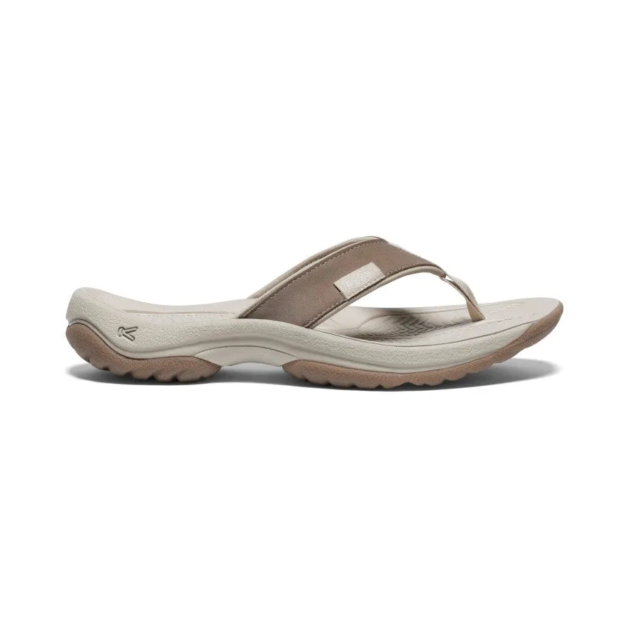 keen-kona-leder-flip-flop-f-r-damen-brindle-silver-birch image 1