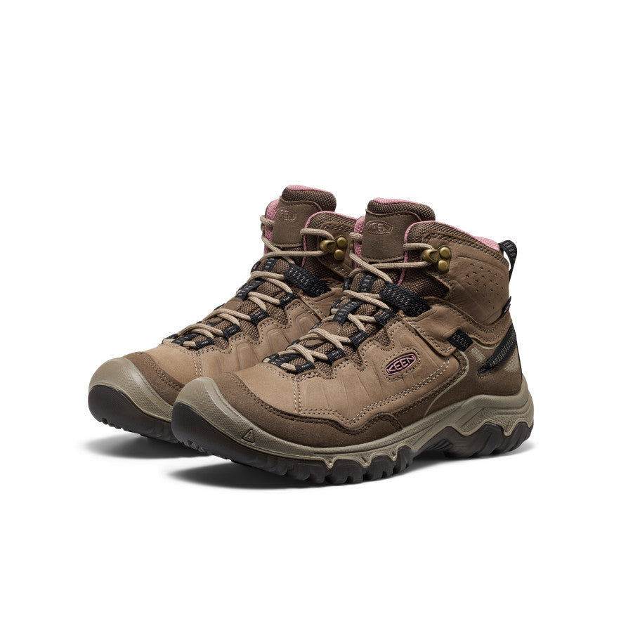 keen-targhee-iv-damen-wasserdichte-wanderstiefel-brindle-nostalgia-rose image 2