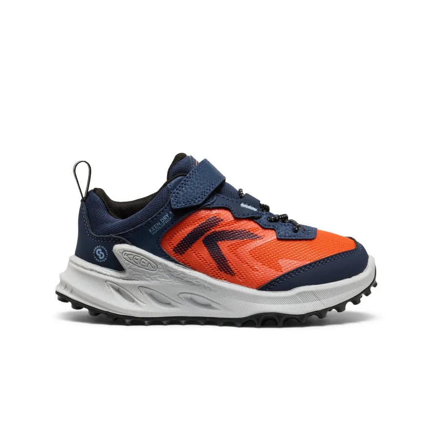 keen-zionic-wasserdichte-wanderschuhe-kleine-kids-naval-academy-scarlet-ibis image 1