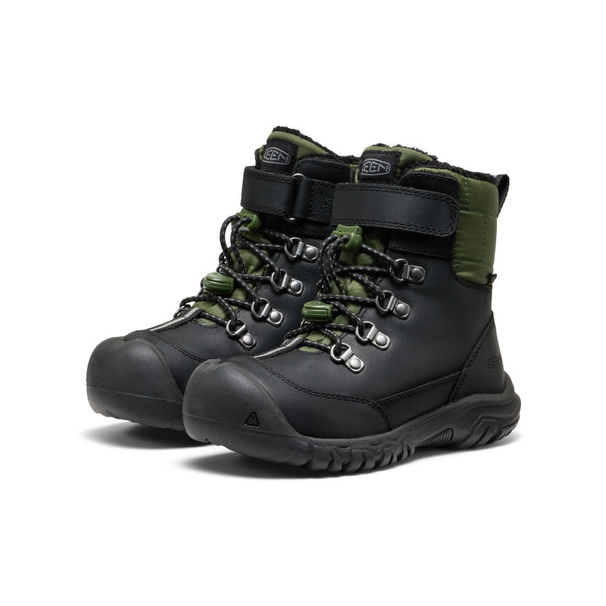 keen-kanibou-wasserdichte-winterstiefel-f-r-kleine-kids-black-bronze-green image 2